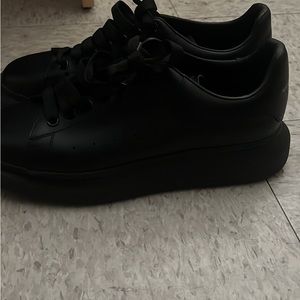 All black Alexander McQueens